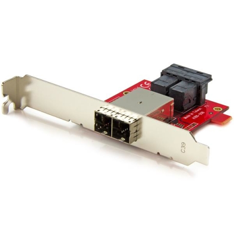 Mini-SAS Adapter - Dual SFF-8643 to 8644