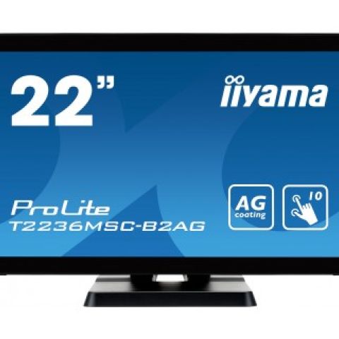 iiyama ProLite T2236MSC 54,6 cm (21.5") 1920 x 1080 pixels Plusieurs pressions Noir