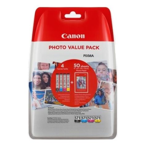 Canon CLI-571 XL C/M/Y/BK Photo Value Pack