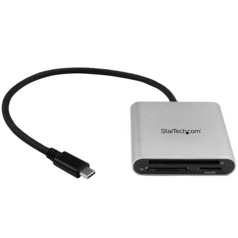 StarTech.com Lecteur et enregistreur multicartes USB 3.0 avec USB-C pour cartes mémoire SD, microSD et CompactFlash