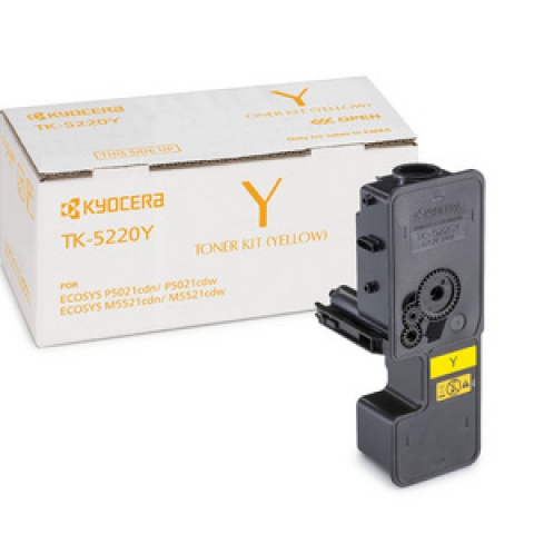 KYOCERA TK-5220Y Cartouche de toner 1 pièce(s) Original Jaune