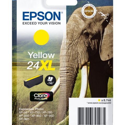 CLARIA PHOTO HD INK YELLOW 24XL