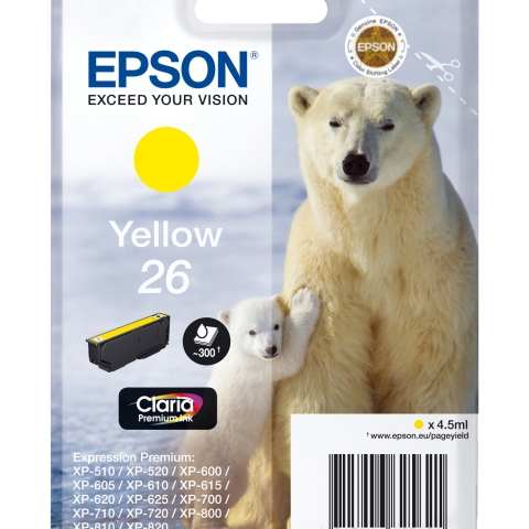 CLARIA PREMIUM INK YELLOW 26
