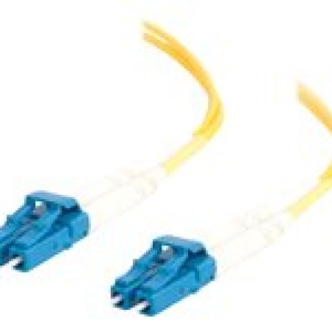C2G LC-LC 9/125 OS1 Duplex Singlemode PVC Fiber Optic Cable (LSZH)