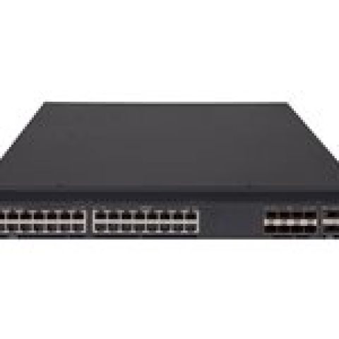 Hewlett Packard Enterprise FlexFabric 5700-32XGT-8XG-2QSFP+ Géré L3 10G Ethernet (100/1000/10000) 1U Noir