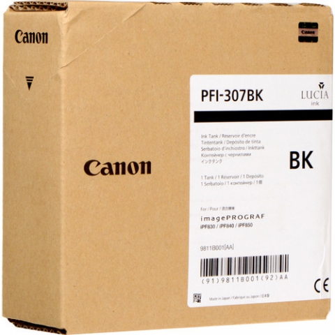 Ink Tank Black PFI-307 BK 330 ml
