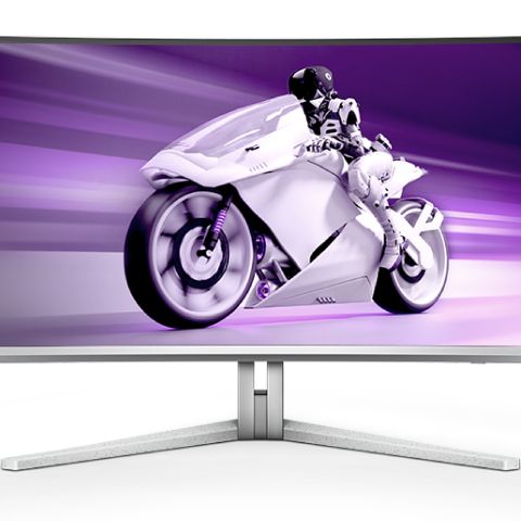 Philips Evnia 8000 49M2C8900/00 écran plat de PC 124,2 cm (48.9") 5120 x 1440 pixels Dual QHD QD-OLED Blanc