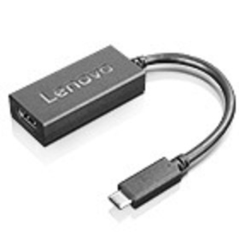 Lenovo 4X90M42956 adaptateur et connecteur de câbles USB-C VGA Noir