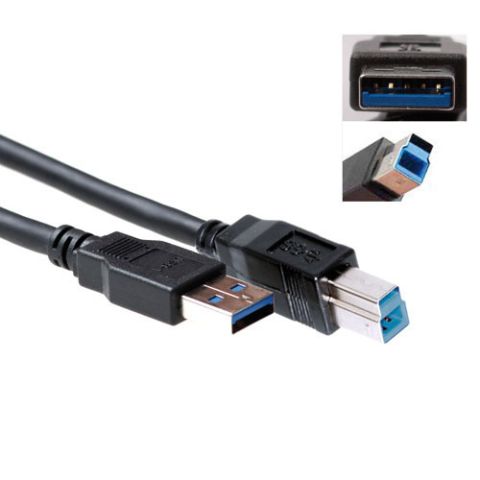 ACT SB0003 câble USB 3 m USB 3.2 Gen 1 (3.1 Gen 1) USB A USB B Noir