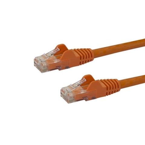 StarTech.com Câble réseau Cat6 UTP sans crochet de 50 cm - Orange