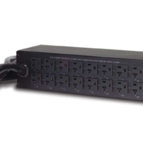 unité de distribution d'énergie 16 sortie(s) CA 2U Noir