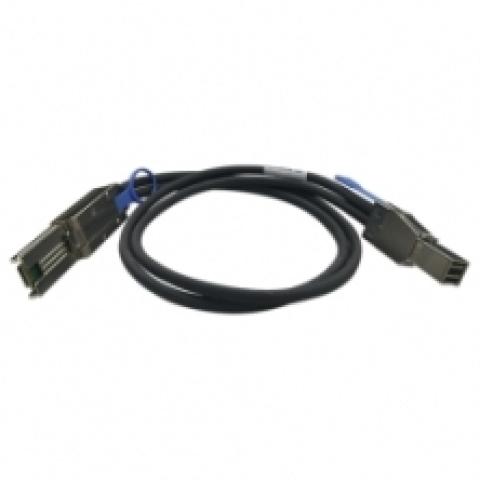 câble Serial Attached SCSI (SAS) 2 m Noir, Métallique