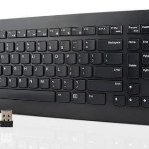Lenovo 4X30M39472 clavier Souris incluse RF sans fil Allemand Noir