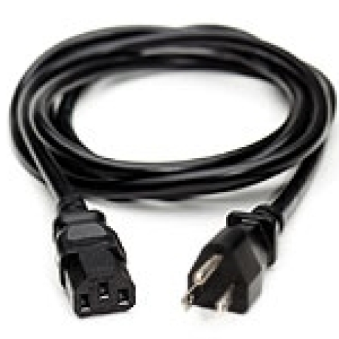 Cordset 2.5mm 3W IEC309R 10M Noir