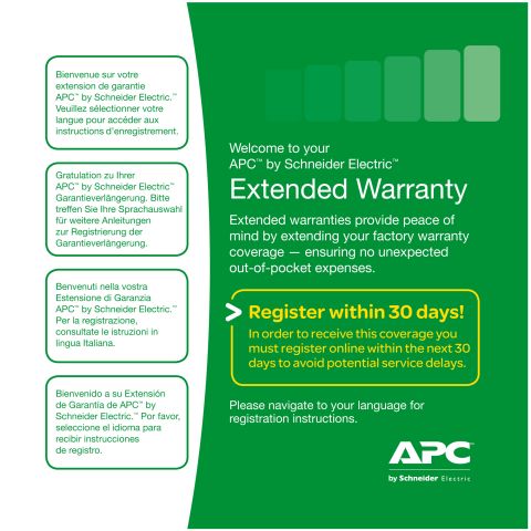 APC WBEXTWAR1YR-SD-04 alimentation d'énergie non interruptible