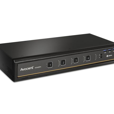 Vertiv Avocent SV340DPH commutateur écran, clavier et souris Noir