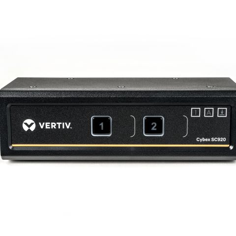 2-port secure desktop KVM dual head DVI-