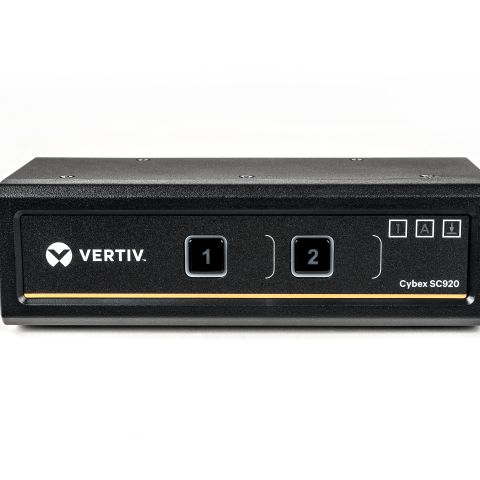 2-port secure desktop KVM dual head DVI-