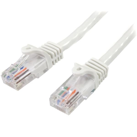 StarTech.com Câble réseau Cat5e sans crochet de 10 m - Blanc