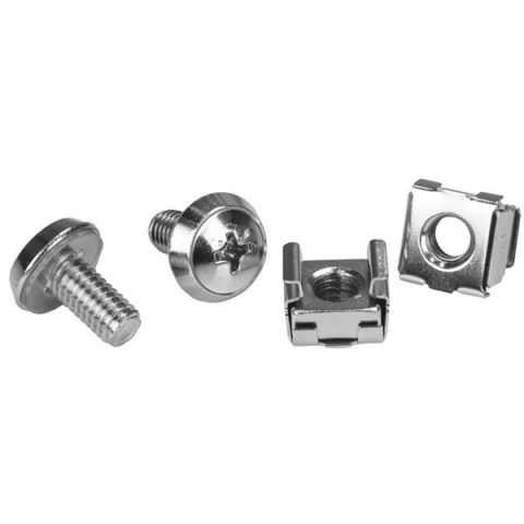 M6 Rack Screws and Cage Nuts - 20 Pack