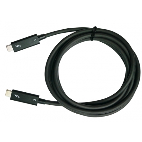 QNAP CAB-TBT320M-40G-LINTES Câble Thunderbolt 2 m 40 Gbit/s Noir