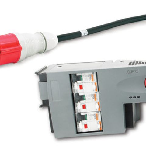 3 Pole 5 Wire RCD 32A 30mA IEC309 unité de distribution d'énergie