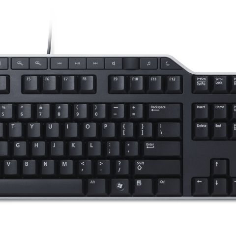 DELL KB522 clavier USB QWERTZ Allemand Noir