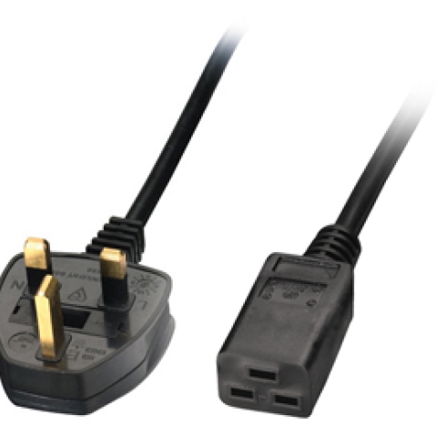 Power Cord. 250VAC 10A BS1363 Plug (13 A