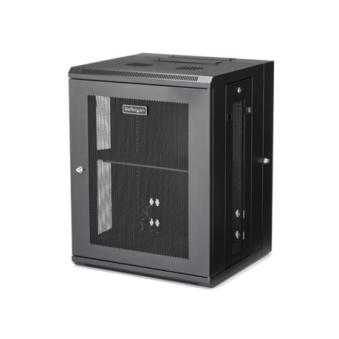 15U Wall Mount Rack Cabinet with Hinge