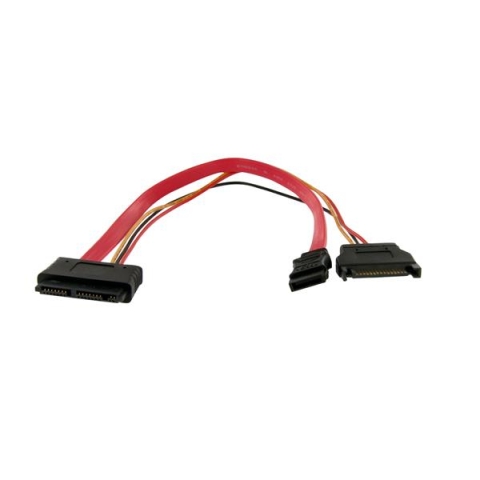 StarTech.com Câble adaptateur d'alimentation 30 cm Micro SATA vers SATA avec SATA