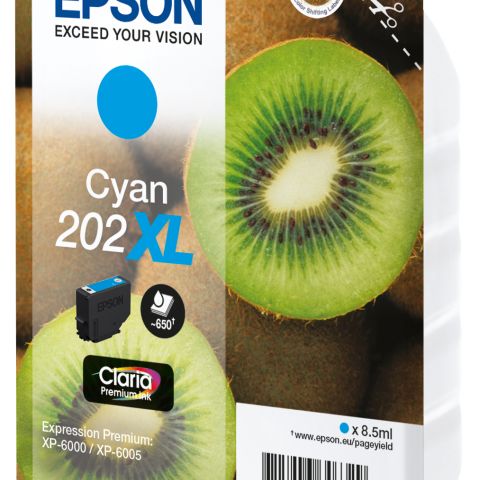 Singlepack Cyan 202XL