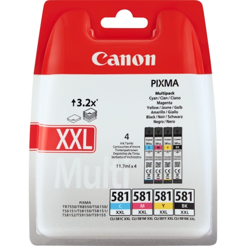 Canon CLI-581XXL C/M/Y/BK Multi Pack