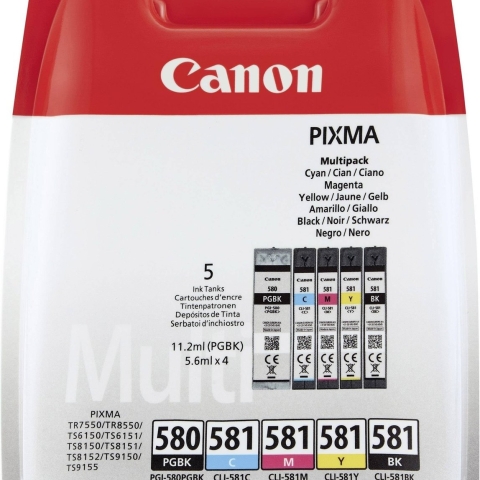 Canon PGI-580 PGBK/CLI-581 CMYBK Multipack