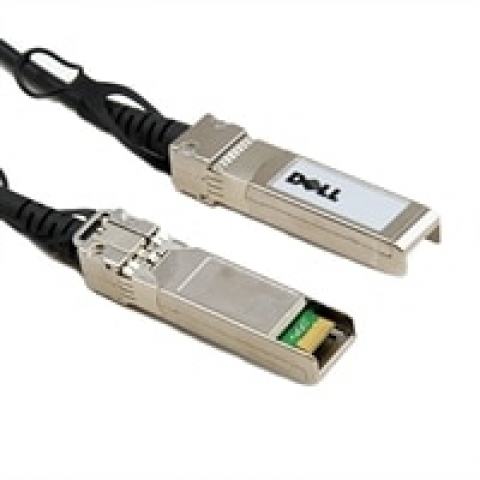 DELL 470-ABQE câble de fibre optique 3 m QSFP28 Black,Stainless steel