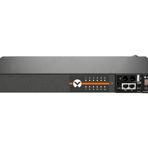 Vertiv Geist MGR3E1R5-12CF13-2PS56B2H10-S unité de distribution d'énergie 12 sortie(s) CA 0U Noir