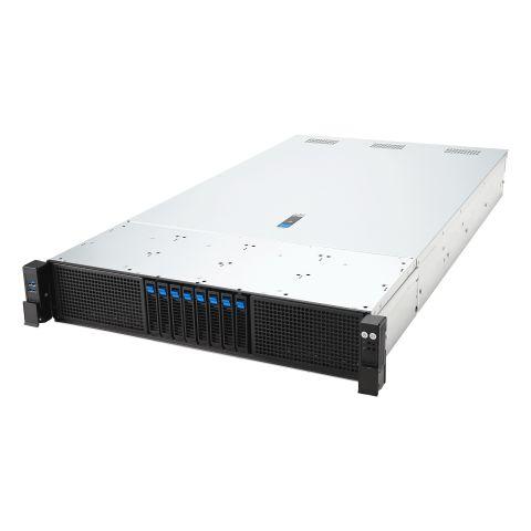 ASUS RS720-E12-RS8G Rack (2 U) Noir, Argent
