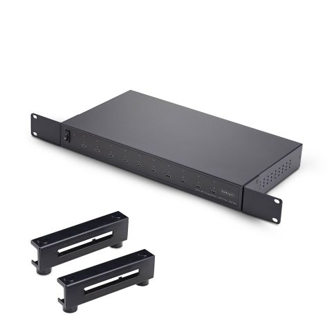 StarTech.com Hub de Recharge USB-C à 10 Ports, 60 W par Port, Puissance Totale de 350 W, Bloc/Station de Recharge Multiport, Conforme TAA