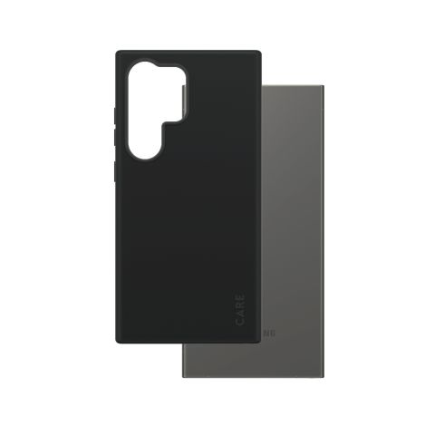 PanzerGlass CARE by ® Fashionable Case Black w. Qi Compatible Samsung Galaxy S24 Ultra coque de protection pour téléphones portables Housse Noir