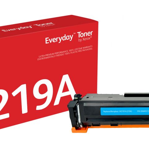 Toner Everyday™ _OEM_NAME_ Cyan de Xerox compatible avec HP 219A (W2191A), Capacité standard