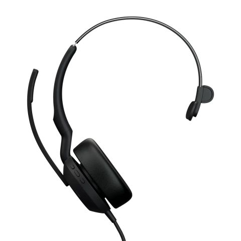 Jabra Evolve2 50 Casque Avec fil Arceau Bureau/Centre d'appels USB Type-C / USB Type-A Bluetooth Noir