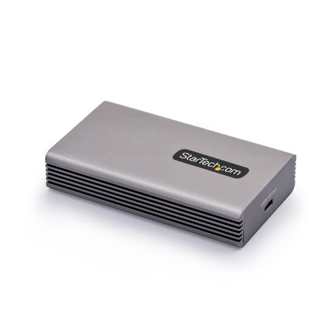 StarTech.com Adaptateur USB4 vers Ethernet, 10GbE, Multi-Gigabit, Compatible Thunderbolt, Carte Réseau 10GBASE-T/5G/2,5G, Adaptateur Ethernet 10G, Câble USB4 de 0,5m, Win/Mac, TAA