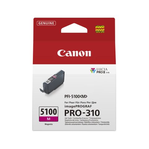 Canon PFI-5100 M cartouche d'encre 1 pièce(s) Original Magenta