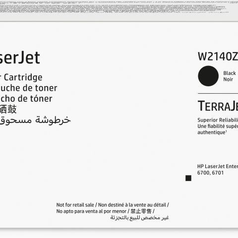 HP Cartouche de toner noire Contract LaserJet authentique W2140ZC