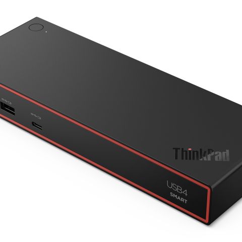 Lenovo ThinkPad USB4 Smart Dock 5500 with 135W Adapter Avec fil Noir