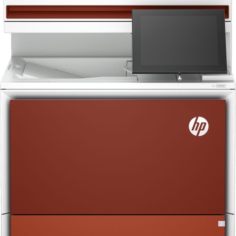 HP LaserJet Imprimante multifonction Color Enterprise 5800dn, Impression, copie, numérisation, télécopie (en option), Chargeur automatique de documents. Bacs haute capacité en option. Écran tactile. Cartouche TerraJet