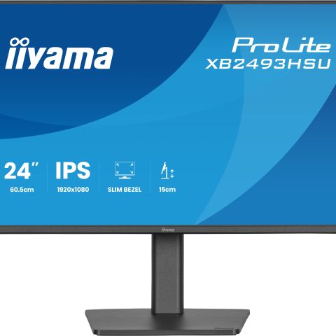 iiyama ProLite XB2493HSU-B1 écran plat de PC 60,5 cm (23.8") 1920 x 1080 pixels Full HD LED Noir