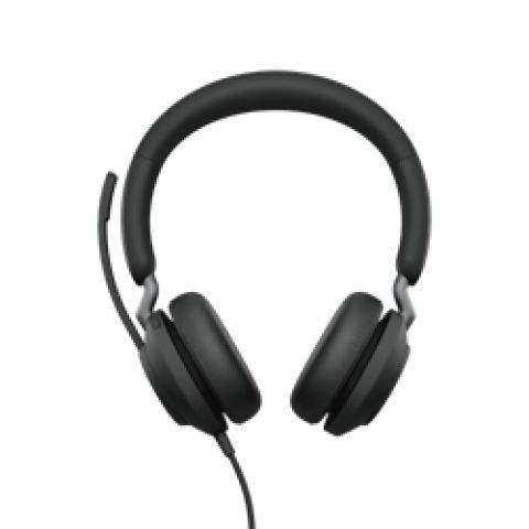 Jabra Evolve2 40 SE Casque Avec fil Arceau Appels/Musique USB Type-A Noir