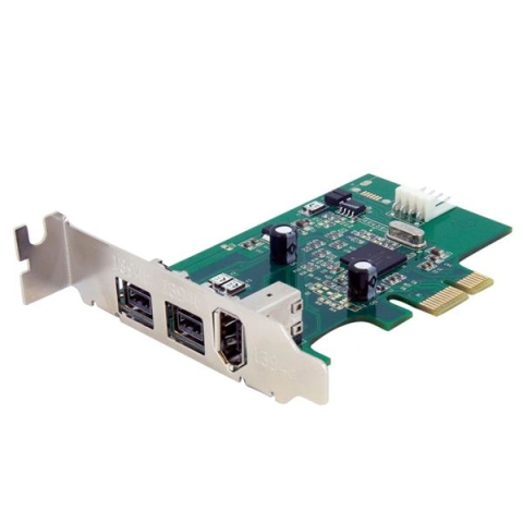 StarTech.com Carte adaptateur PCI Express vers 3 ports FireWire