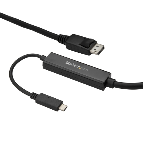 StarTech.com Câble adaptateur USB-C vers DisplayPort 4K 60 Hz de 3 m - Noir