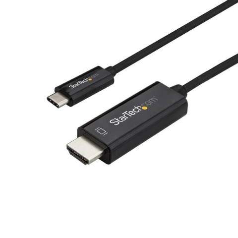 StarTech.com Câble adaptateur USB-C vers HDMI 4K 60 Hz de 3 m - Noir